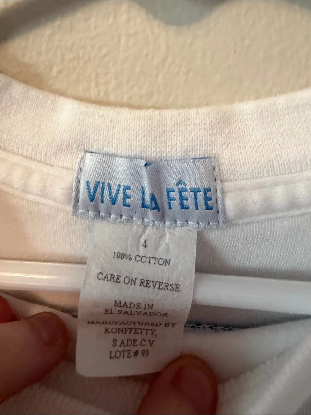 Vive La Fete Smocked Crayon Top with Blue Gingham Pants
